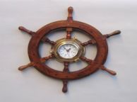 Ship Wheel Clock 18 ship model